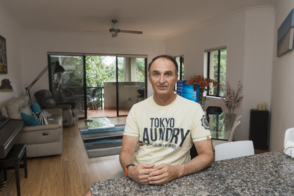 Most apartment owners in the Sutherland Shire such as Daniel Biro pay $602.30 in council rates - less than half the $1482 levied on other residential properties, according to Sutherland Shire Council.
