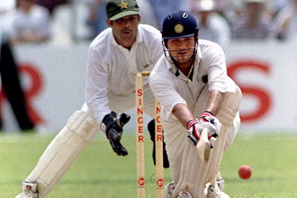 1996: Sweeping against Pakistan. He averages 42 in Tests against India's closest neighbour, with a top score of 194 not out.
