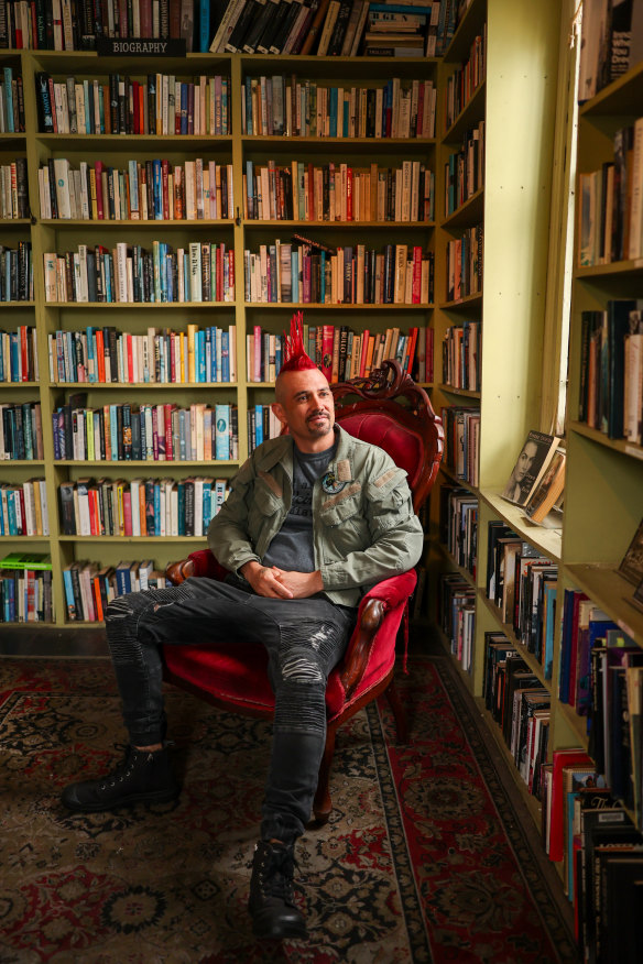 Damien Linnane at Ampersand Cafe and Bookstore in Paddington