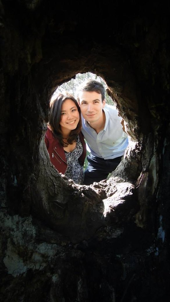 Emiel Mahler (right) - the Dutch boyfriend of Melbourne uni student Elaine Teoh (left), who was also on MH17.