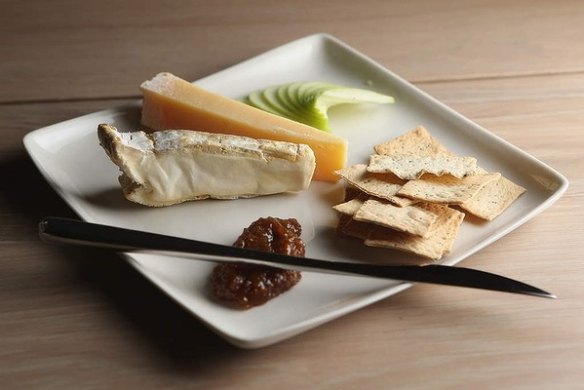 Cheese plate served at The Ugly Duckling in Richmond. 