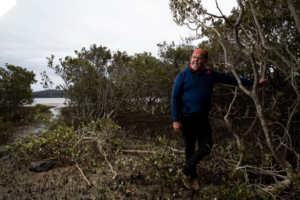 Wally Stewart, a Yuin elder, says the Yuin traditional owners of the South Coast, were not consulted by the government when it stripped marine protections away.