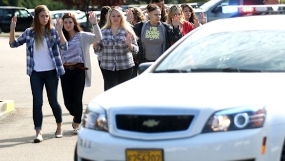 Students and staff are evacuated after a deadly shooting in Oregon.