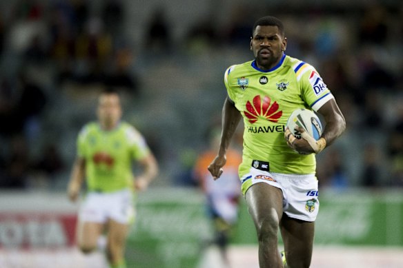 Edrick Lee of the Canberra Raiders.