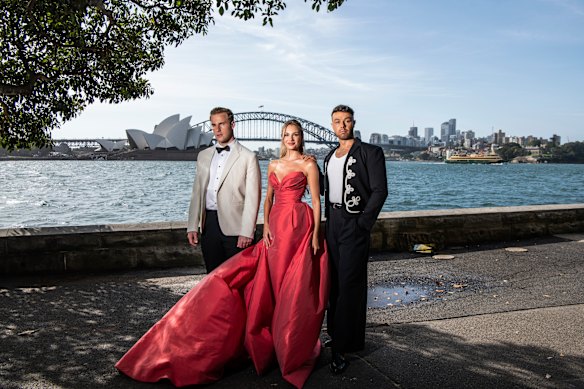 Triple threat: Jake Lyle, Amy Manford and Jarrod Draper will star in the upcoming Phantom of the Opera. 
