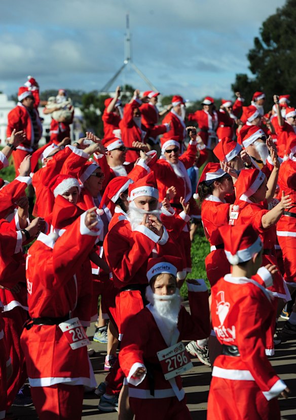 The Variety Santa Fun Run, December 7