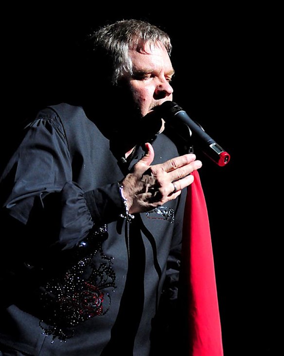 Meat Loaf performs at the Brisbane Entertainment Centre. Photo: Leigh Plover