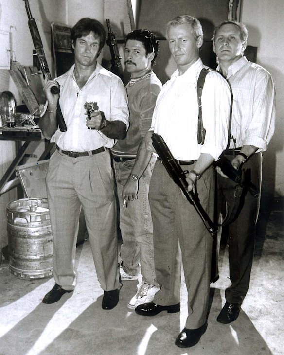 The cast of "Blue Murder".