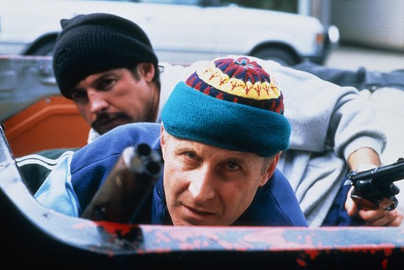 19. </i>Blue Murder</i>, about police corruption and underworld activity in NSW in the 1970s, featured electric performances from a cast that included Tony Martin (right).