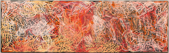 Emily Kame Kngwarrey’s Yam Wwely (1995).