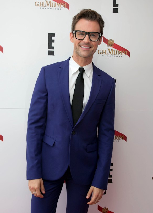 Brad Goreski at the Mumm marquee, Cup Day, November 3, 2015.