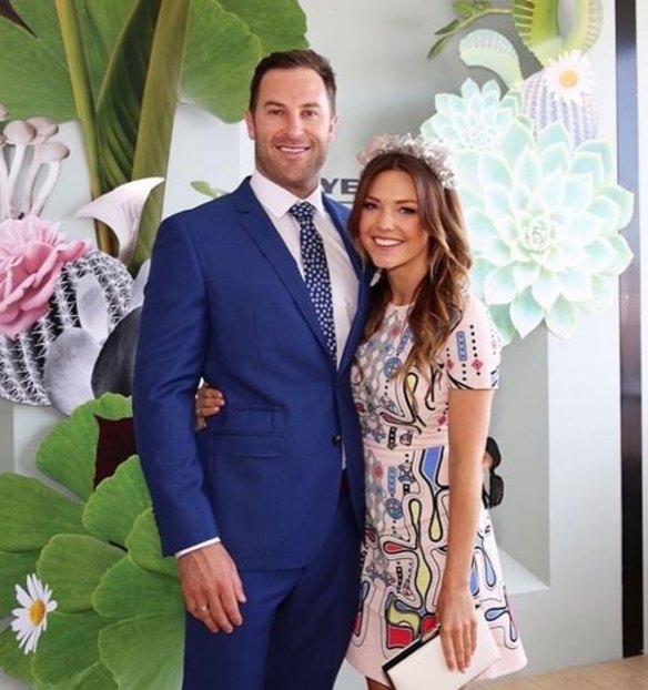 Sasha Mielczarek and Sam Frost make their debut as a couple in the Myer marquee.