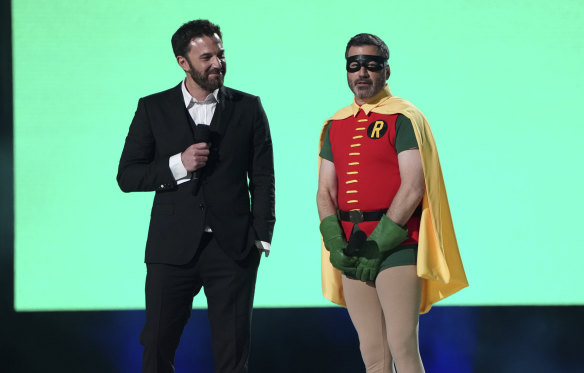 Ben Affleck and Jimmy Kimmel were among the celebrities at the star-studded event.