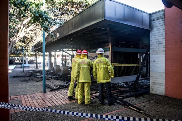 Two Olive restaurants subject to arson attack. Mawson location.