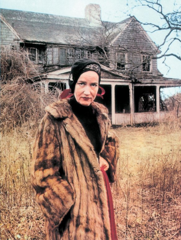 Edie Bouvier Beale in a still from the film 'Grey Gardens' by David and Albert Maysles. 