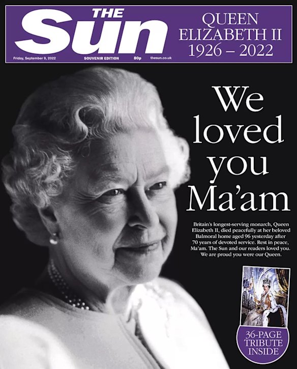 The Sun: We loved you Ma'am.