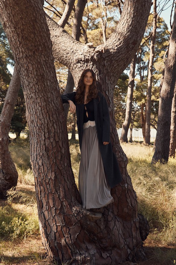 Malene Birger coat from Christensen Copenhagen. Christopher Esber dress.