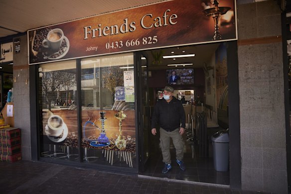 Shoppers in Fairfield before tighter restrictions on movement out of the area come into force. 17 July, 2021.