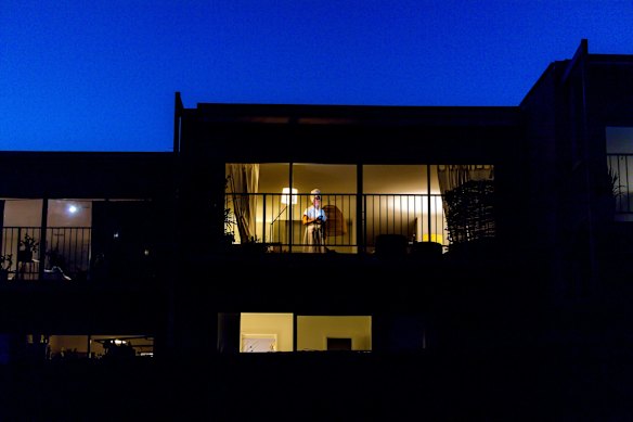 Jane Marshall - who is battling breast cancer - is self isolating to avoid exposure to coronavirus.