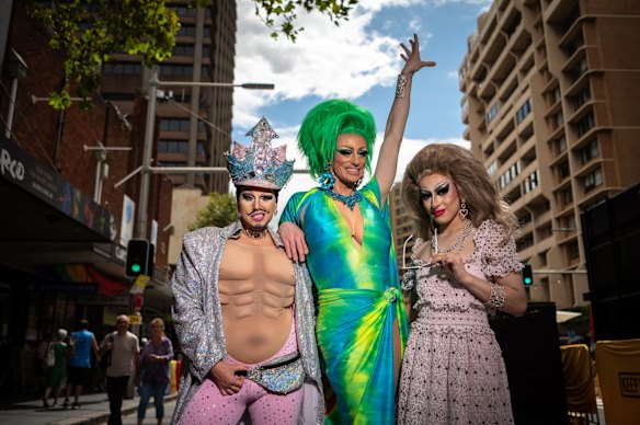 Drag rules at the WorldPride Oxford Street Party.
