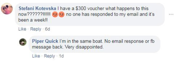 A Shoes of Prey customer takes to Facebook. 