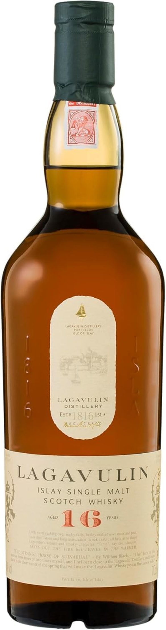 Lagavulin 16 Year Old Single Malt Scotch Whisky, 700ml