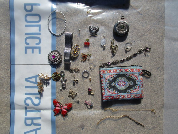 Allegedly stolen property, which was recovered by police during a search in Lyneham on May 21.