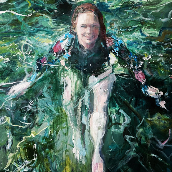 ‘In her element’: portrait of Helen Pitt, by Alex Snellgrove, a finalist in the 2021 Portia Geach Memorial Award.