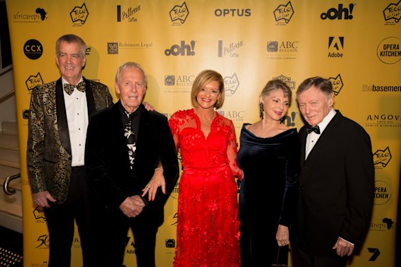 Tour de Cure organisers (L-R): Andrew Robinson, Paul Hogan, Dominique Robinson, Delvene Delaney, and John Cornell.