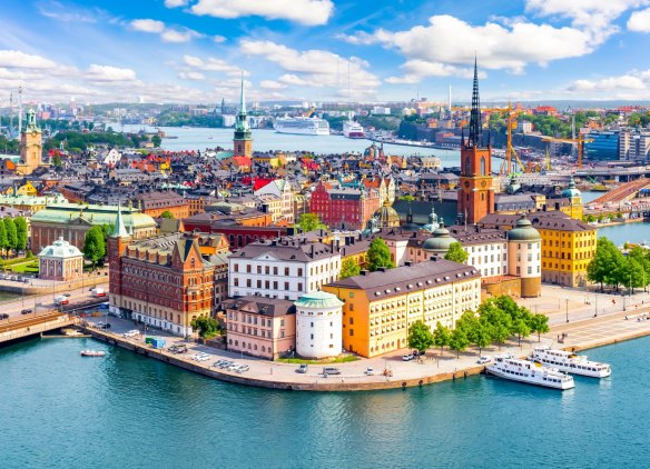 Stockholm’s old town.