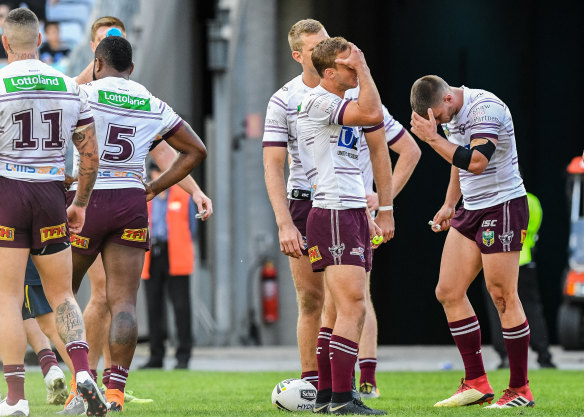 Club in crisis: More Manly players are facing fines for incidents after their round four loss.