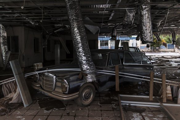 Scenes of devastation in Lismore. 