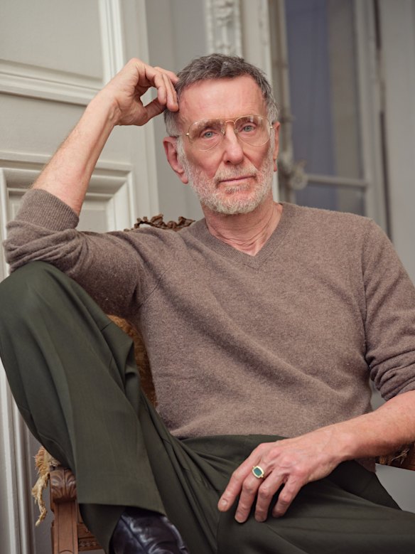 Perth-raised, Paris-based hair stylist David Mallett has an obsession with V-neck jumpers and owns them in every colour.