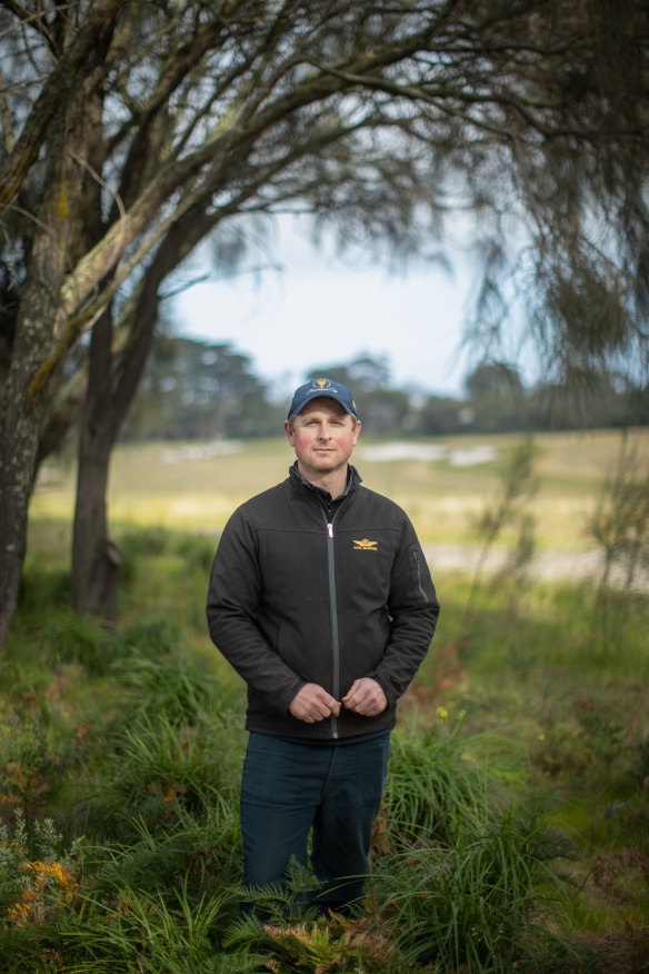 Royal Melbourne Golf Club's horticulture foreman Stuart Moodie