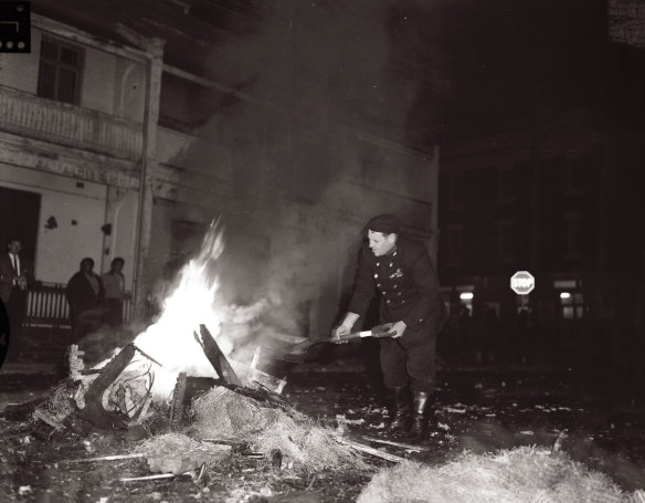  Bonfire night, City, 24 May 1963