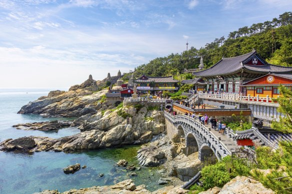 Haedong Yonggungsa Temple in Busan.