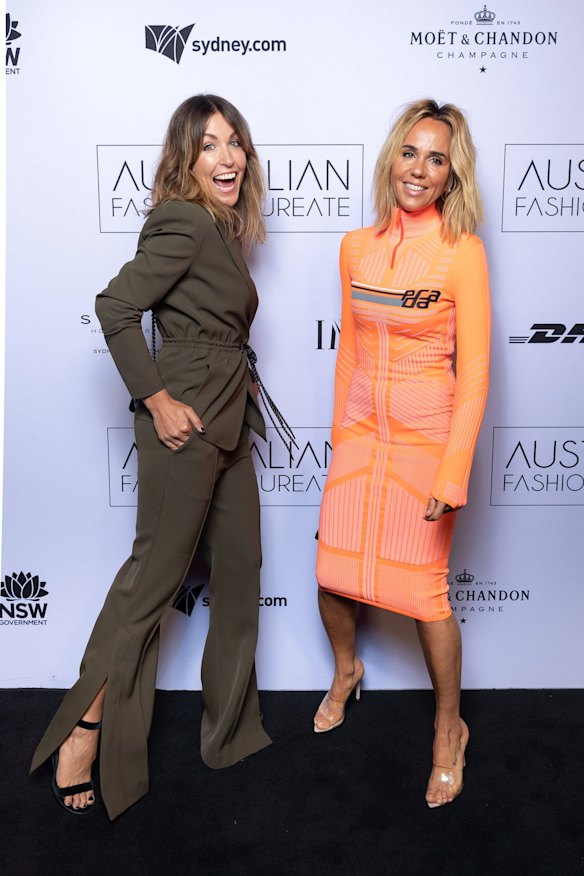 PE Nation designers Claire Tregoning and Pip Edwards.