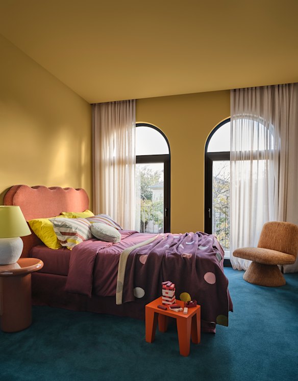 Fancy a little colour drenching? This room is enveloped in Dulux Topelo Honey.