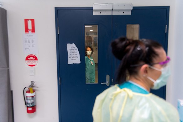 Medical staff prepare for up to a 400% increase in the number of patients they will need to treat.