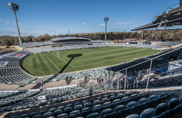 Canberra Stadium is nearing the end of its lifespan.