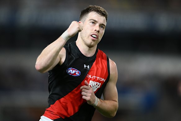 Still a Bomber: Hawthorn refused to meet Essendon’s exorbitant price for skipper Zach Merrett.