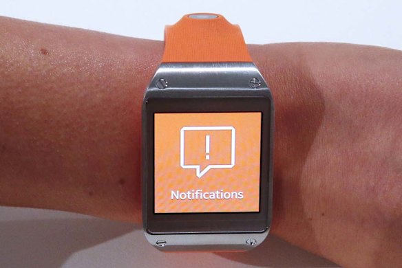 Samsung's Galaxy Gear smart watch.