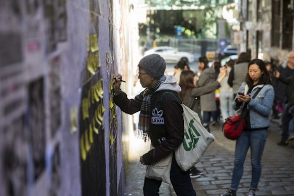 The international community has joined in the cause too, with similar murals appearing in Tokyo and Toronto.