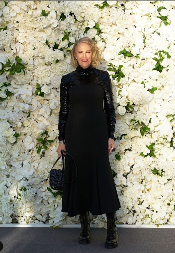 Schitt's Creek Catherine O'Hara in Maison Valentino.