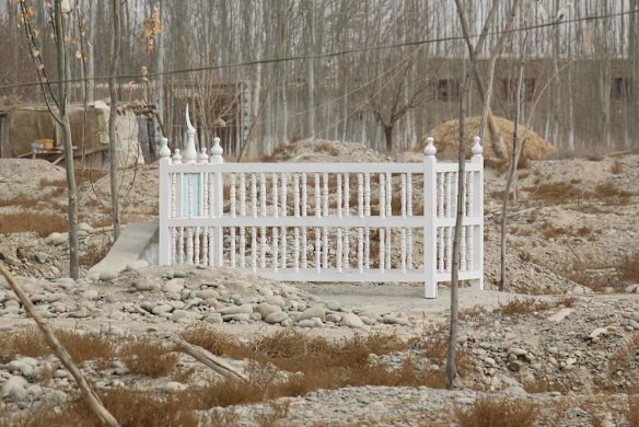 Muslim graveyard in Kuybagh, Poskam County.