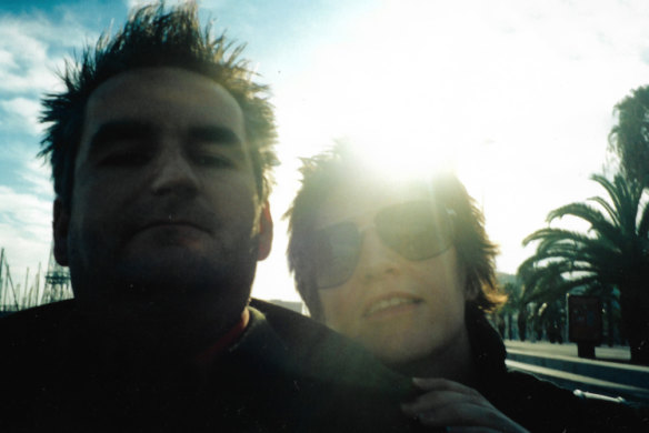 Aidan and Nova in Spain in 2002.