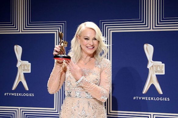 Hall of Fame inductee Kerri-Anne Kennerley.