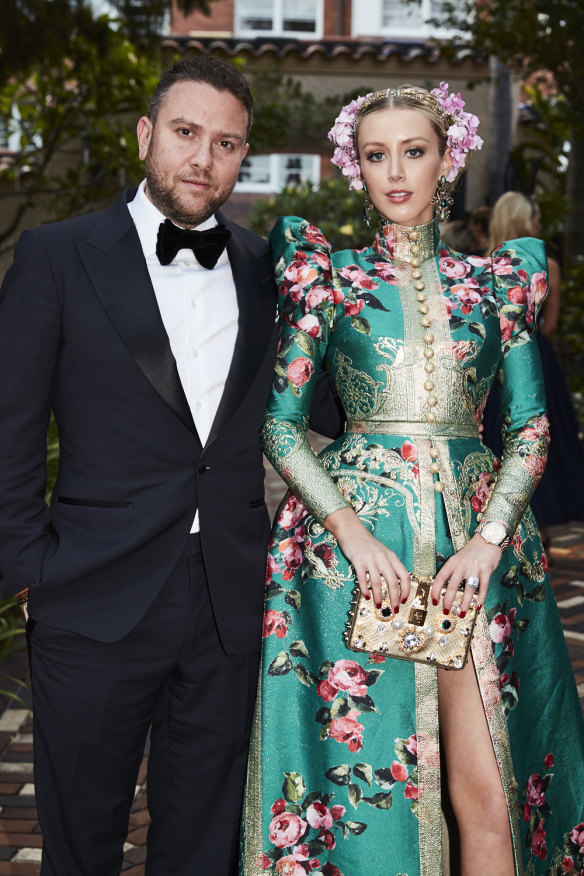 Sydney bling heir James Kennedy and his soon to be bride Jaimee Belle at the Silver Party earlier this year.