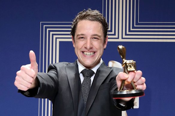 Gold Logie winner Samuel Johnson (<i>Molly</i>).