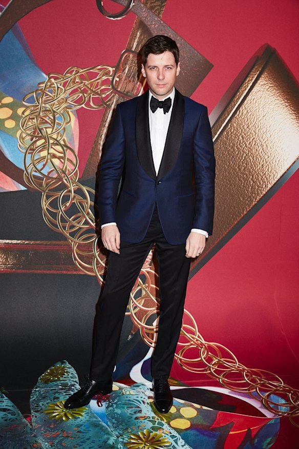 Ollie Arnold at the MAAS Ball at the Powerhouse Museum, Thursday, February 1, 2018. Photos: Chloe Paul